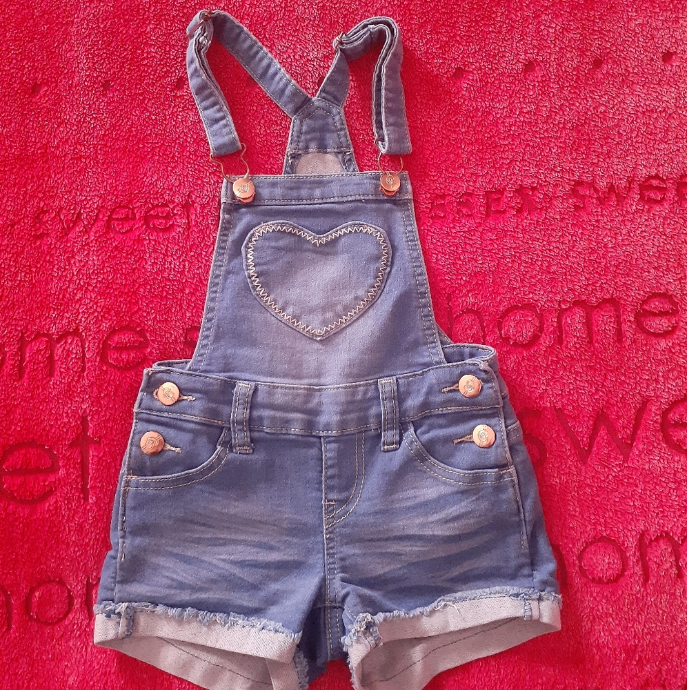 10/$40 Cutie Patootie Denim Jean Overalls